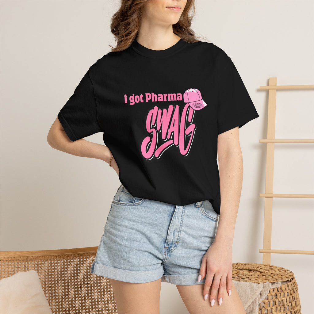 Pharma Swag T-Shirt — "I got Pharma SWAG" Pink Graphic Tee