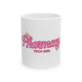 Pharmacy Tech Girl Ceramic Mug – Cute Pink Script Coffee Cup (11oz/15oz)