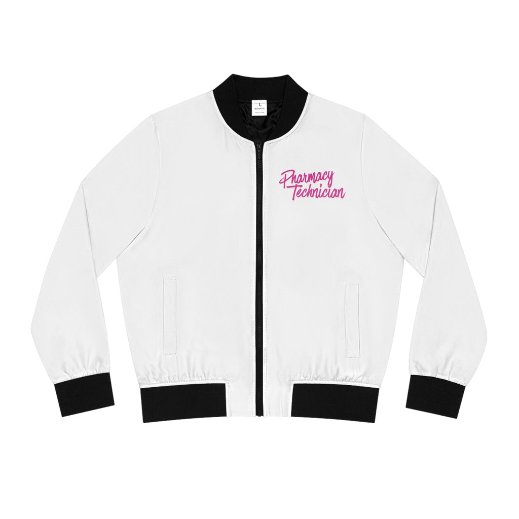 Pharmacy Technician Bomber Jacket – Women's Embroidered Medical Jacket