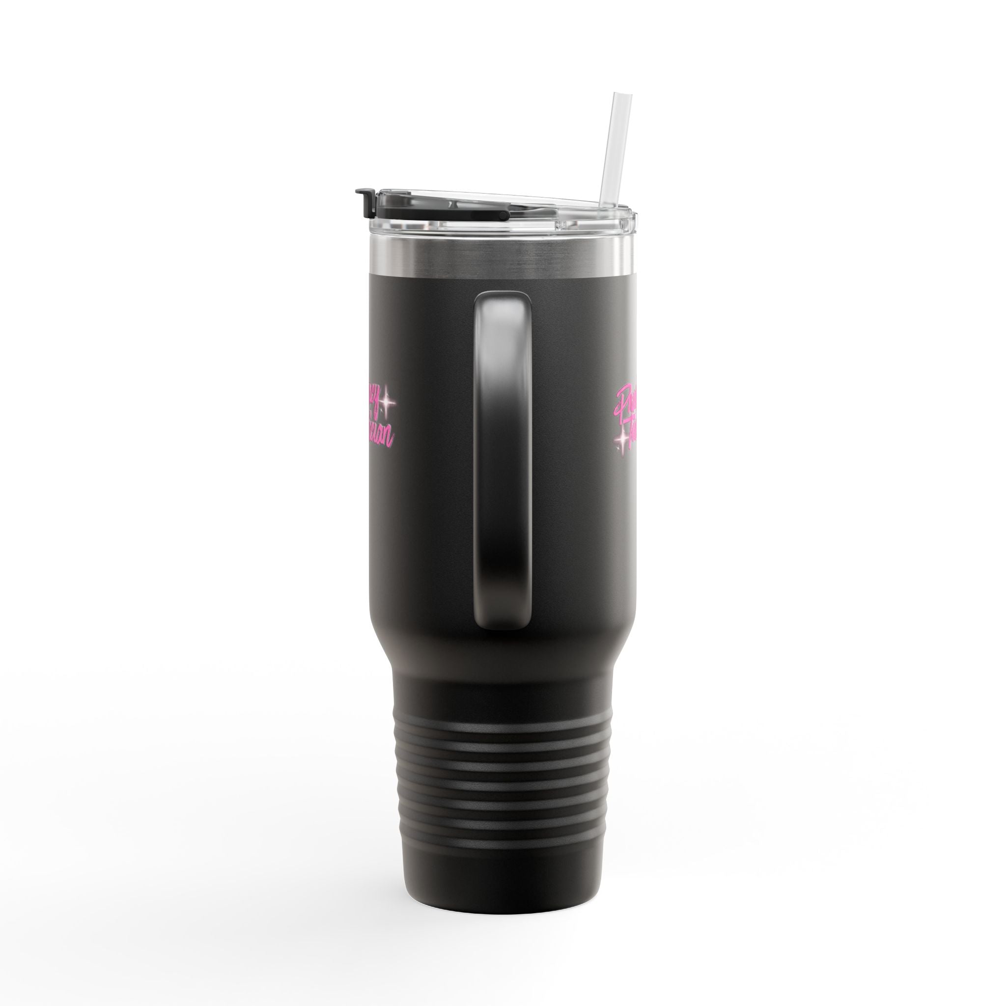 Pharmacy Technician 40oz Insulated Travel Mug – Pink Script