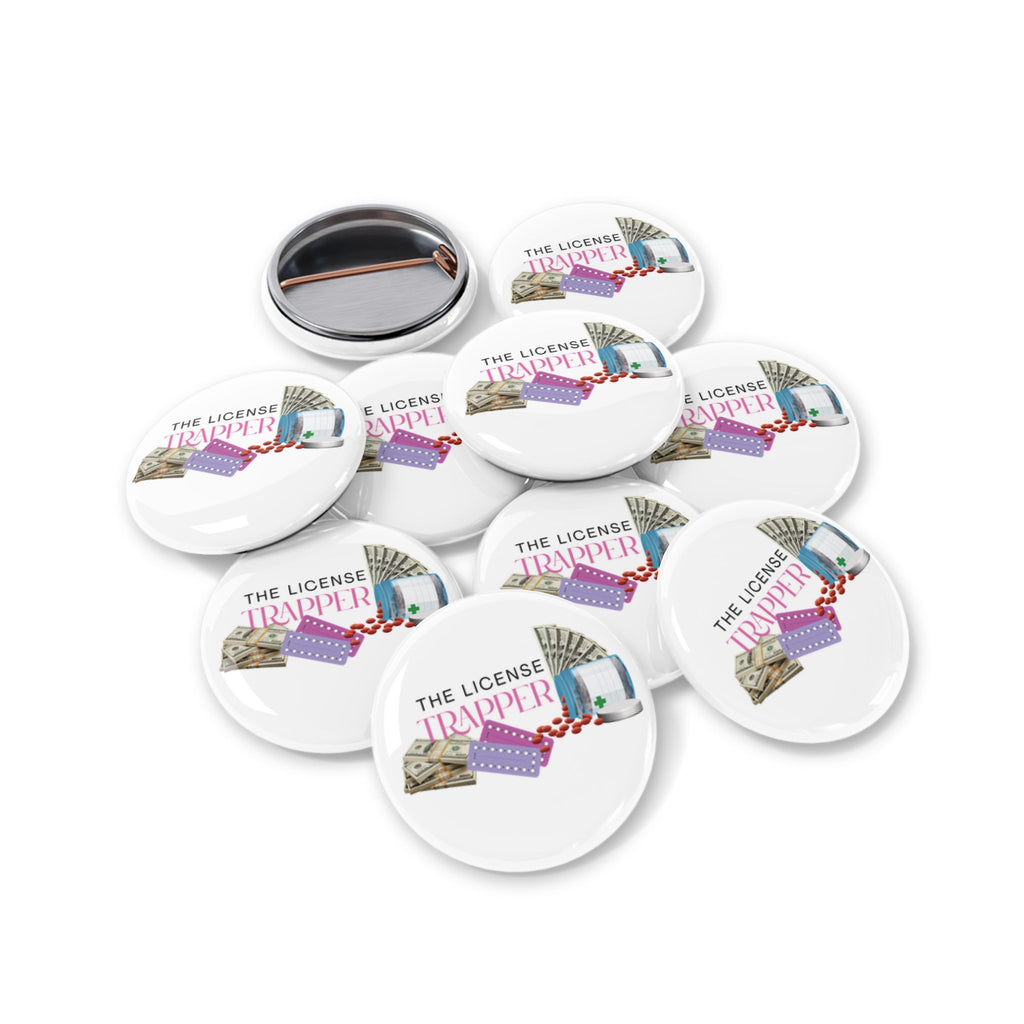 “The License Trapper” Round Pin Design