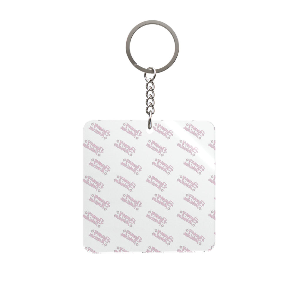 Square Keychain – Repeating Pharmacy Technician Keyring