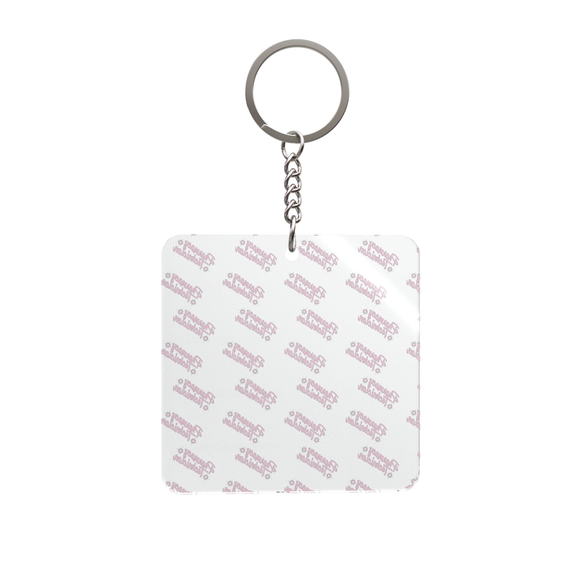 Square Keychain – Repeating Pharmacy Technician Keyring