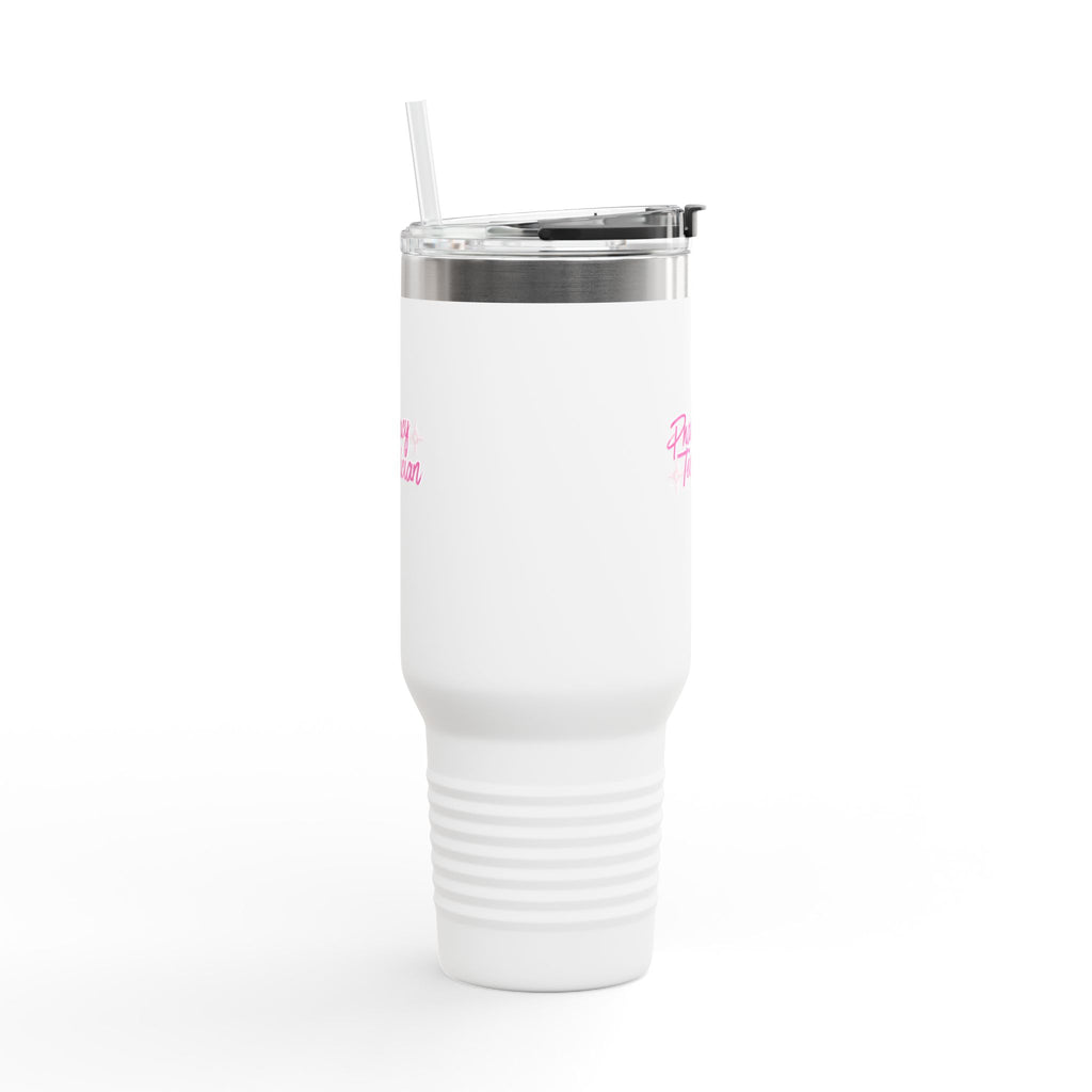 Pharmacy Technician 40oz Insulated Travel Mug – Pink Script