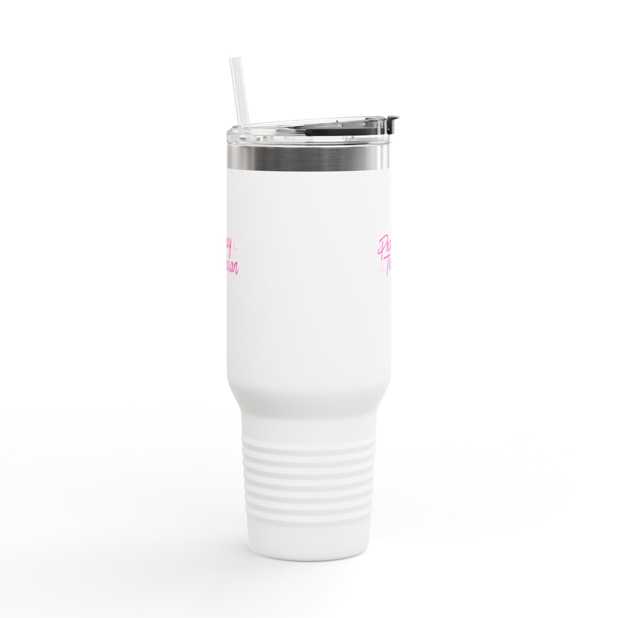 Pharmacy Technician 40oz Insulated Travel Mug – Pink Script