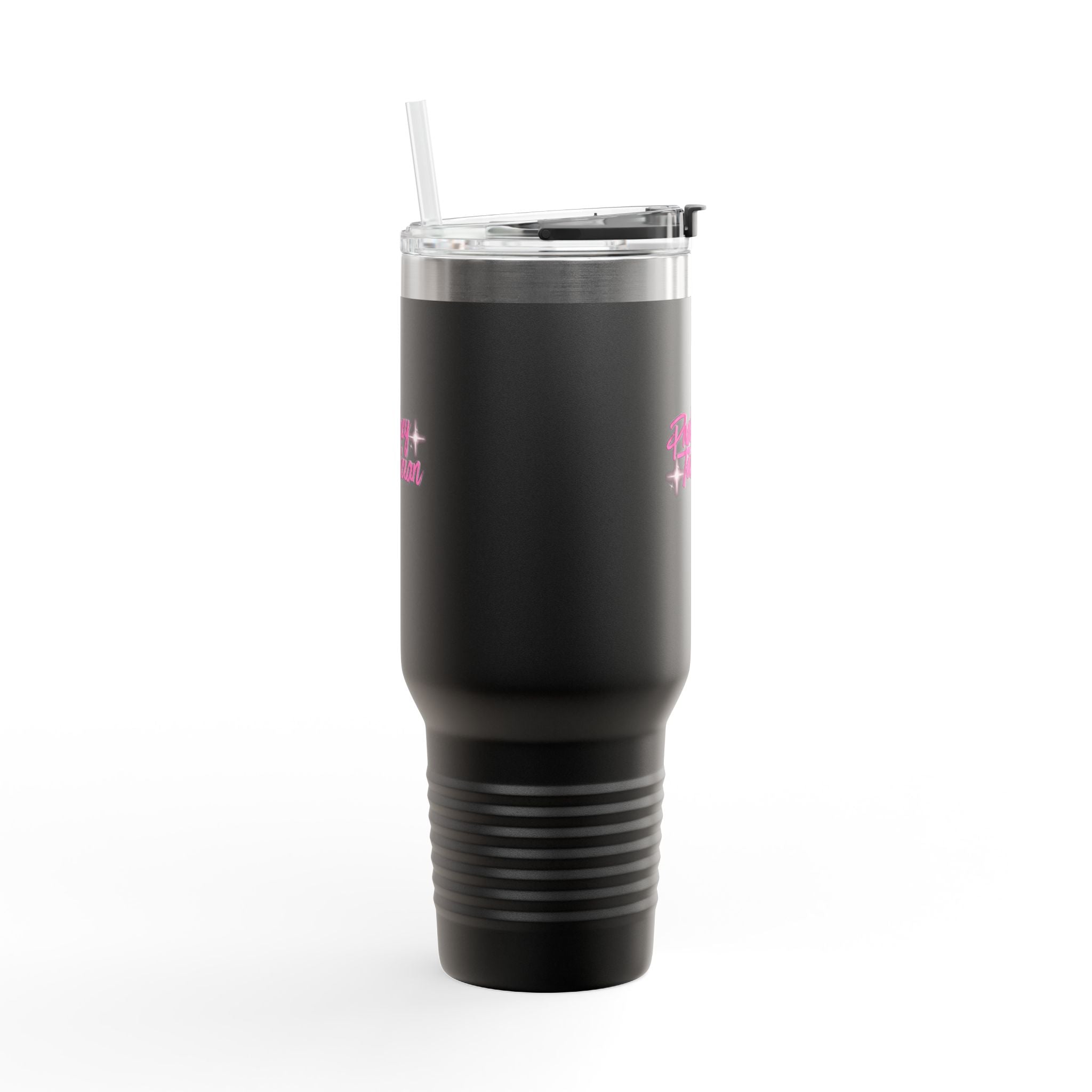 Pharmacy Technician 40oz Insulated Travel Mug – Pink Script